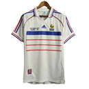 Camisa França Away 1998 Retrô - Branca